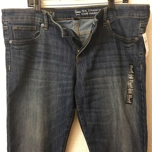 NWT GAP Real Straight Fit Jeans